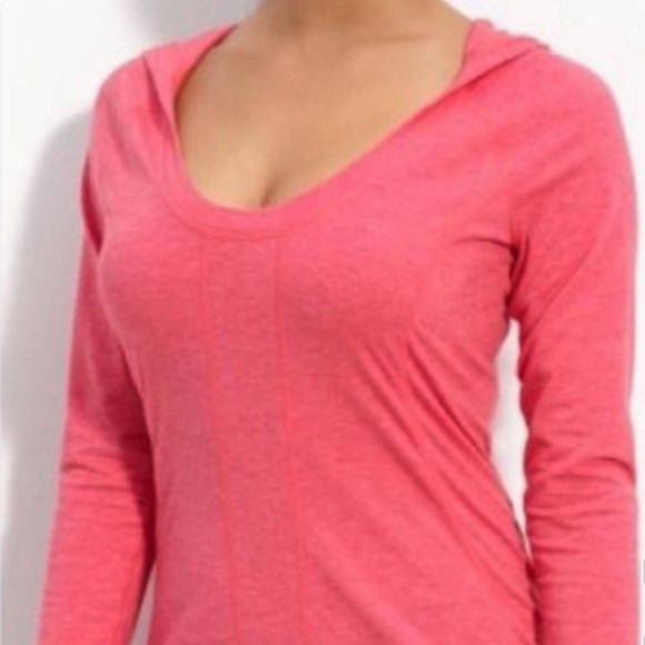 Zella Tops - Zella "Easy Breezy" Hoodie Long-sleeve Top Pink XS